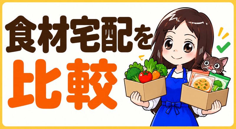 食材宅配を比較する