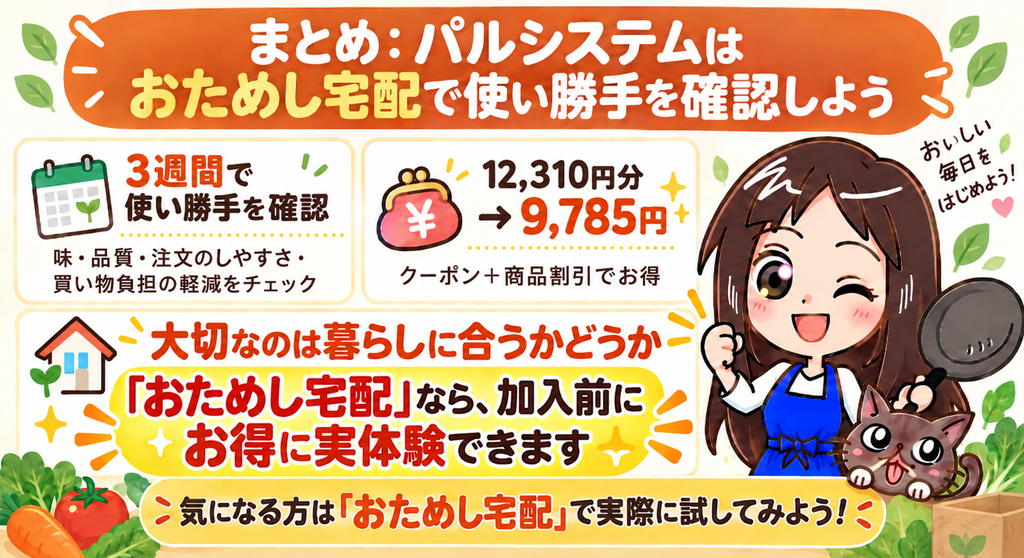 まとめ。3週間で使い勝手を確認し、12,310円分の商品を9,785円で購入できた